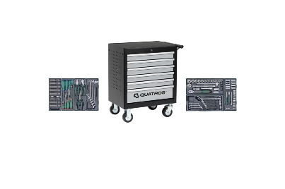 Wózek + 124 szt. narzędzi