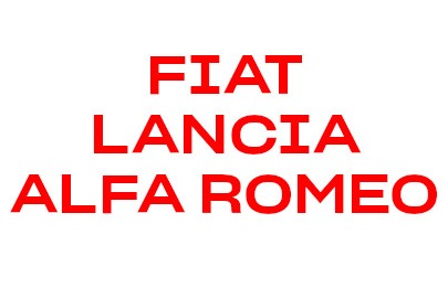 FIAT, LANCIA, ALFA ROMEO