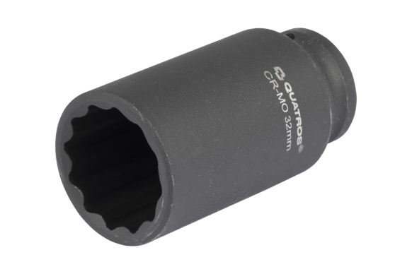 12pt. 1/2" deep impact socket 32mm