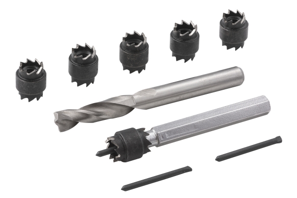 9pcs. spot weld cutter & drill set