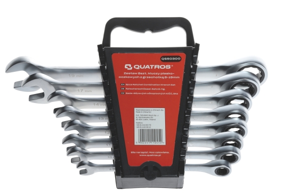 8pcs Ratchet Combination Wrench Set