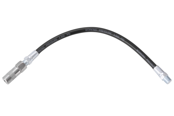 Flexible air gun hose with coupler L=300mm