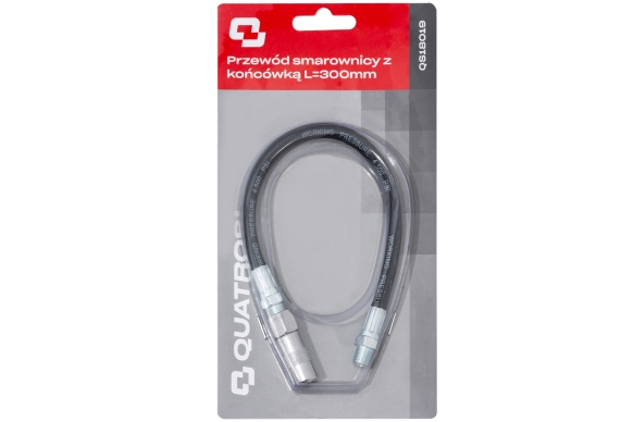 Flexible air gun hose with coupler L=300mm