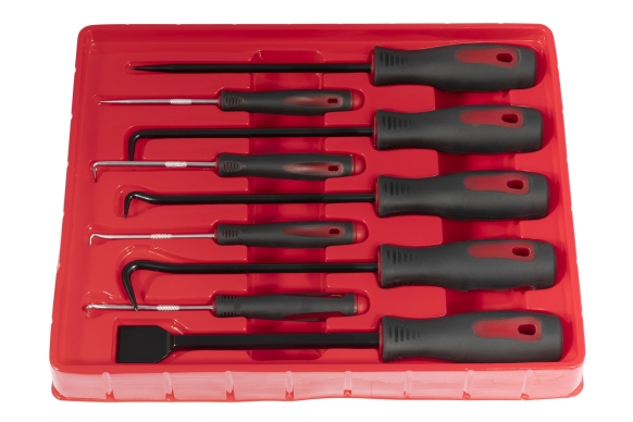 Zestaw 9szt. grotów i skrobaków