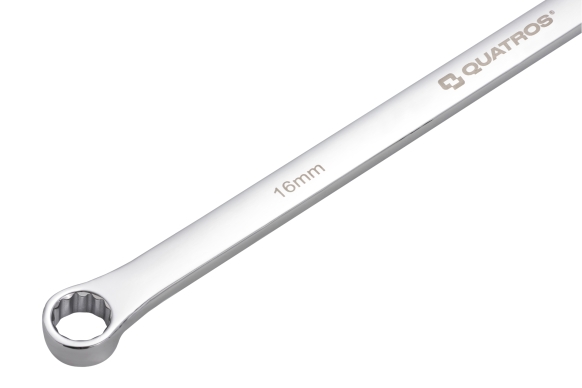 Extra Long Double Ring Ratchet Spanner 90-teeth 16mm L=390mm