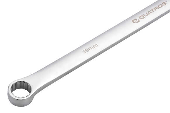 Extra Long Double Ring Ratchet Spanner 90-teeth 19mm L=420mm