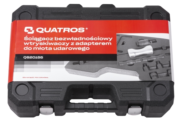 Ściągacz bezwładnościowy wtryskiwaczy z adapterem do młota udarowego