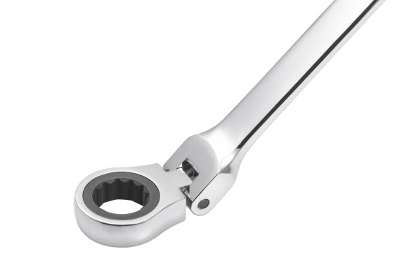 Zestaw 10szt. kluczy oczkowych bardzo długich z grzechotką i przegubem 10-19mm