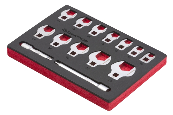 14pcs 3/8" V-Type Wrenches Set 10-24mm