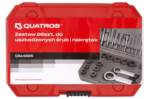 26pcs Damaged Screw and Bolts Extractor Set