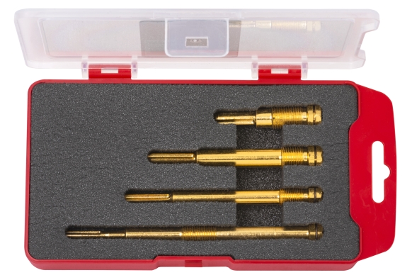 4pcs Glow Plug Bore Reamer Set