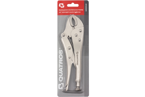 Szczypce zaciskowe MORS 10" szczęki zaokrąglone