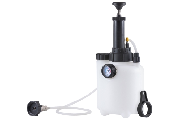 Przyrząd do wymiany i odpowietrzania płynu hamulcowego