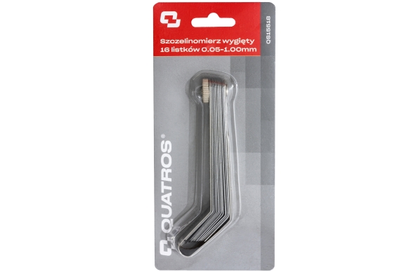 Szczelinomierz wygięty 16 listków 0.05-1.00mm