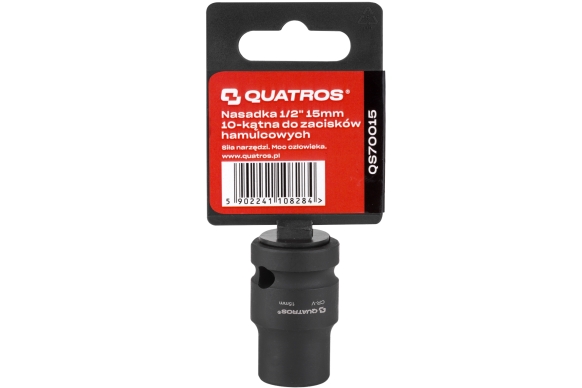 Nasadka 1/2" 15mm 10-kątna do zacisków hamulcowych