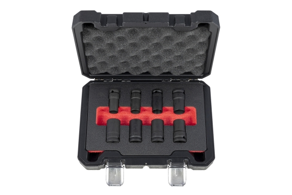 8pcs. 1/2" dr. deep twist socket