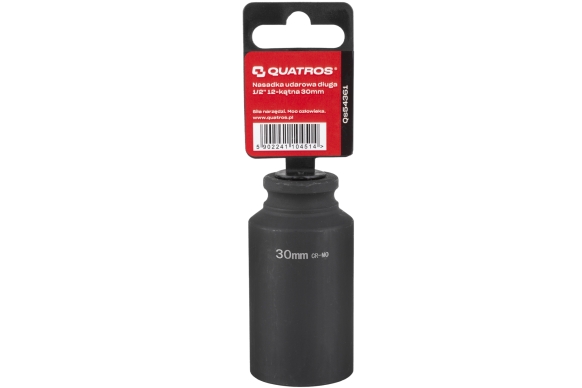 Nasadka udarowa długa 1/2" 12-kątna 30mm