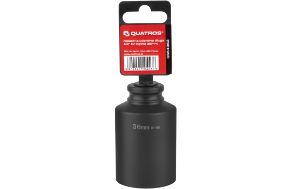 12pt. 1/2" deep impact socket 36mm