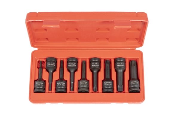 9pcs 1/2" Drive Impact TORX Bits Set
