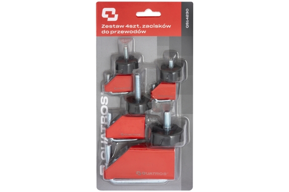 Zestaw 4szt. zacisków do przewodów