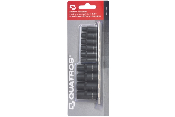 Zestaw nasadek magnetycznych 1/4" 3/8" do gwintowników M1.5-M12.5