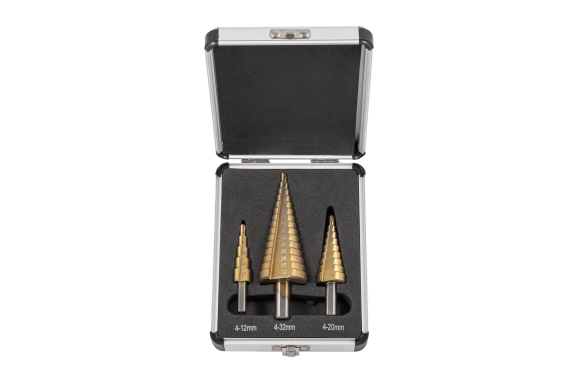 3pcs. step drill set