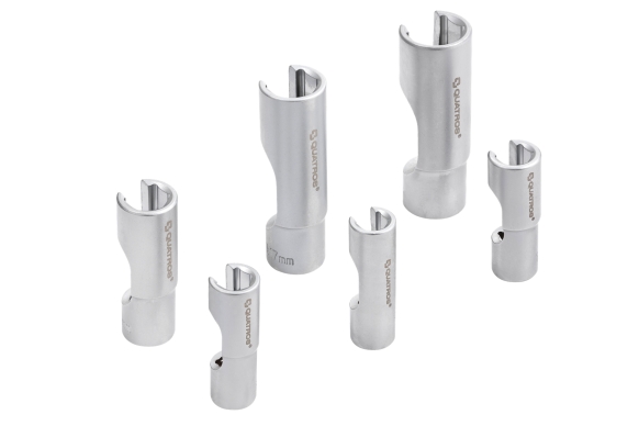 Zestaw 6szt. nasadek otwartych 3/8" 10-19mm