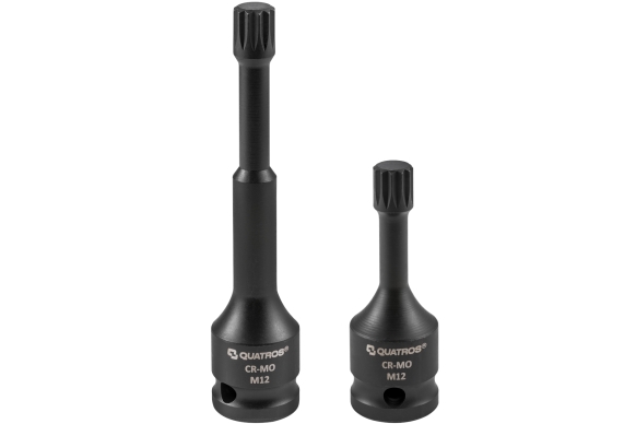 M12 Wheel Bearing Hub SPLINE Socket Bits for VAG, 2 pcs