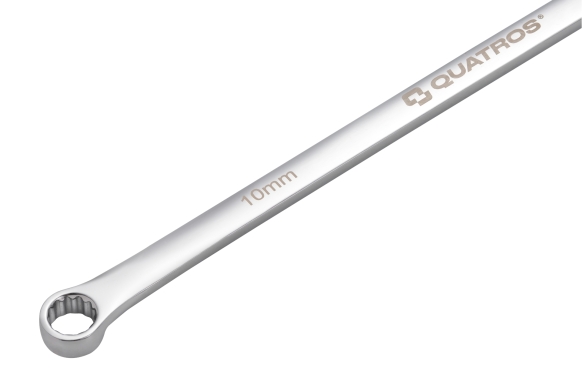 Klucz oczkowy bardzo długi z grzechotką 90 zębów 10mm L=292mm