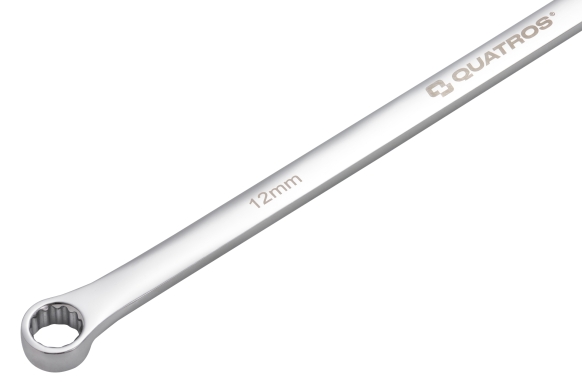Klucz oczkowy bardzo długi z grzechotką 90 zębów 12mm L=327mm