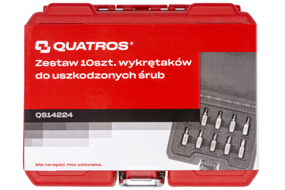 Zestaw 10szt. wykrętaków do uszkodzonych śrub