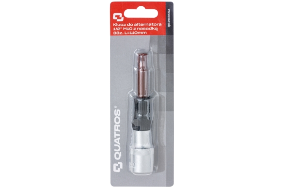 Klucz do alternatora 1/2" M10 z nasadką 33 zęby L=110mm