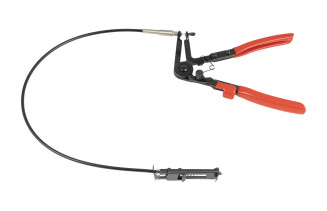 Cable-type flexible hose clamp pliers