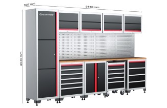 Zestaw 15szt. mebli warsztatowych