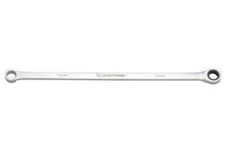 Klucz oczkowy bardzo długi z grzechotką 90 zębów 13mm L=346mm