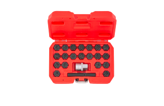 Zestaw kluczy do śrub antykradzieżowych VAG, 22 szt.